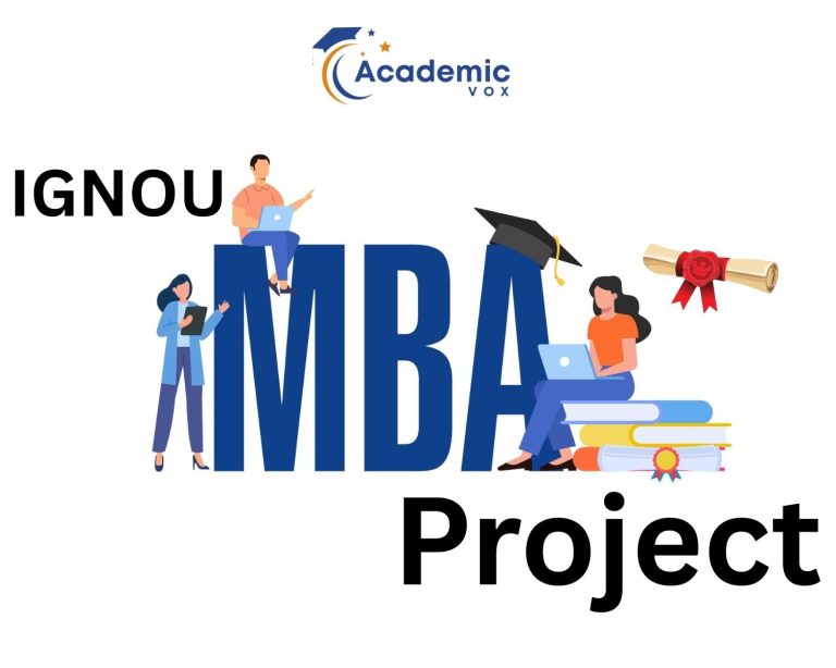 Affordable Academic Help for IGNOU MBA Project Preparation